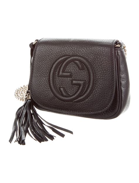 gucci bee bag crossbody|authentic gucci soho crossbody bag.